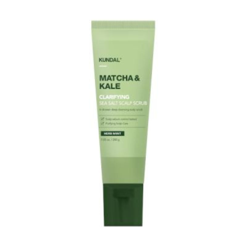 KUNDAL Matcha & Kale Moisture Dead Sea Salt Clarifying Scalp Scrub 200ml