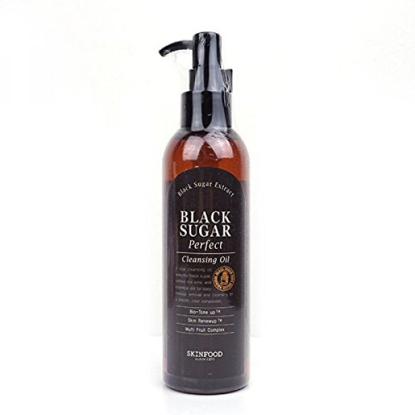 Skin Food Black Sugar Perfect Cleansing Oil 6.76 Oz/200Ml ( New Upgrade )