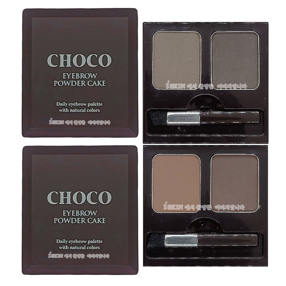 SKINFOOD Choco Eyebrow Powder Cake (1+1 Set) 100ml