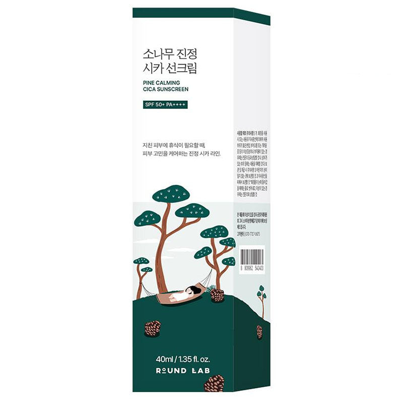 Round Lab Pine Calming Cica Sunscreen SPF50+ PA++++ 40ml (2pcs)
