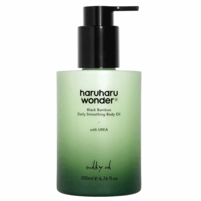 Haruharu Wonder Black Bamboo Daily Smoothing Body Oil (Herb Scent), 200ml, 1pc