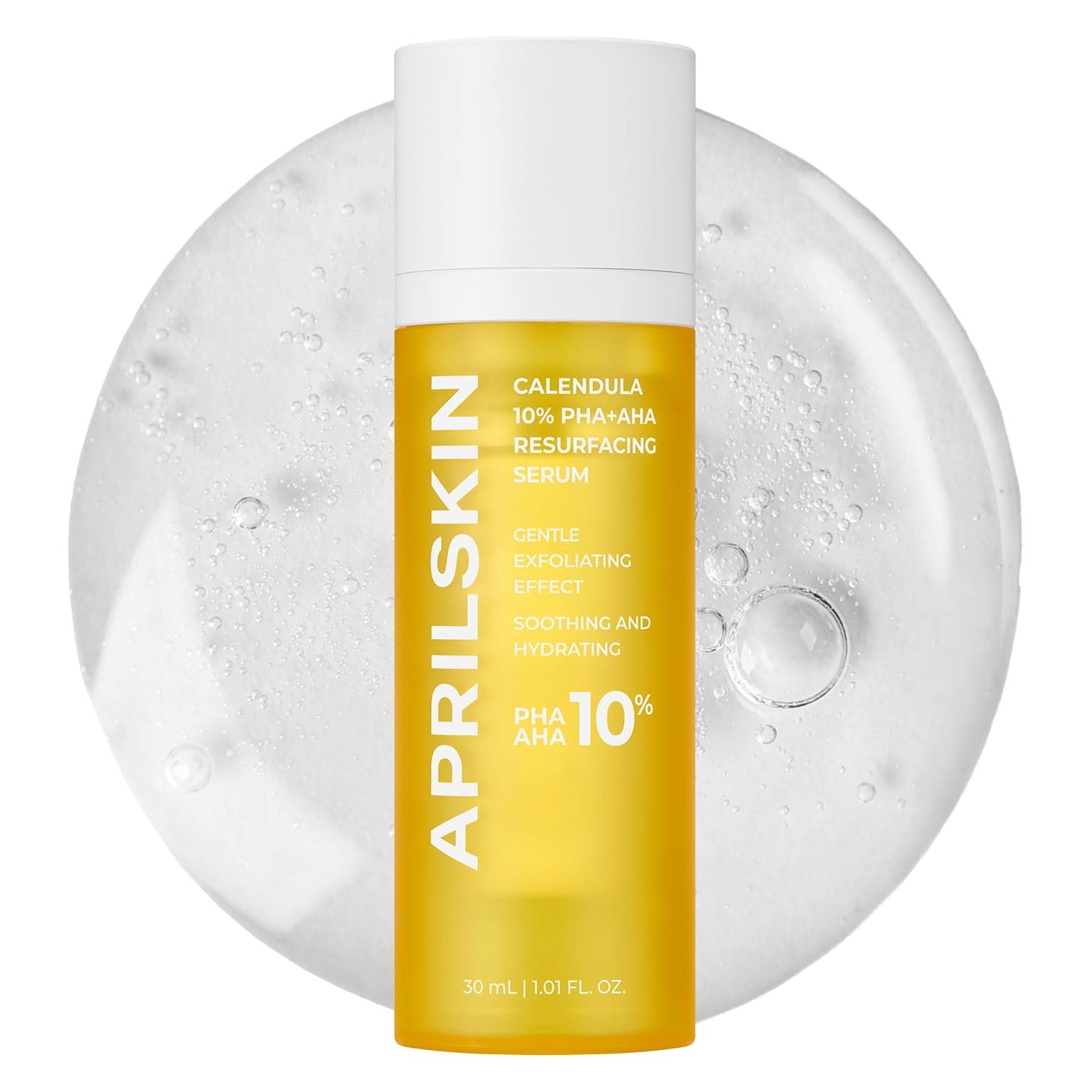 AprilSkin Calendula 10% PHA+AHA Resurfacing Serum 30ml (1pc)