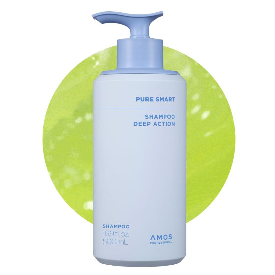 Amos Professional Pure Smart Shampoo Deep Action 500g (Pack of 3)