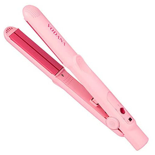VODANA Softbar Flat Iron 1inch │Professional Hair Straightener │Pink Rose