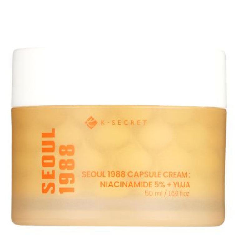 K-Secret SEOUL 1988 Niacinamide 5% + Yuja Capsule Cream 50ml