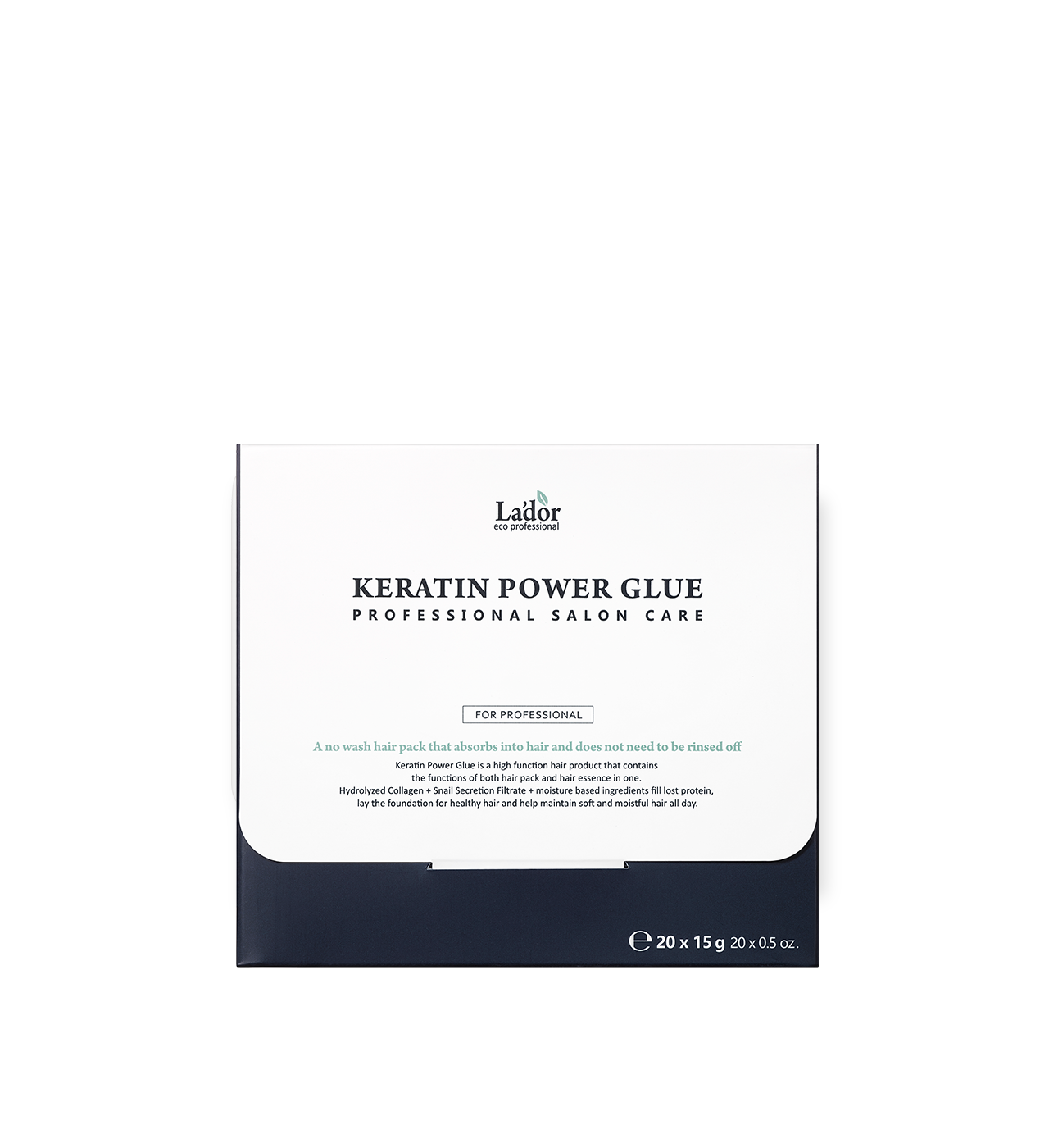 Lador Keratin Power Glue Hair Essence (Protein Bond Essence) 15g x 20pcs (1 Box)