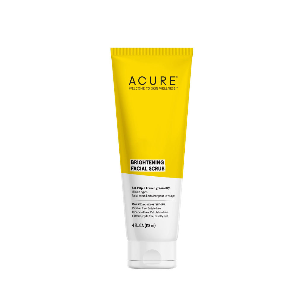 Acure Brightening Facial Scrub, 118ml (1 Count)