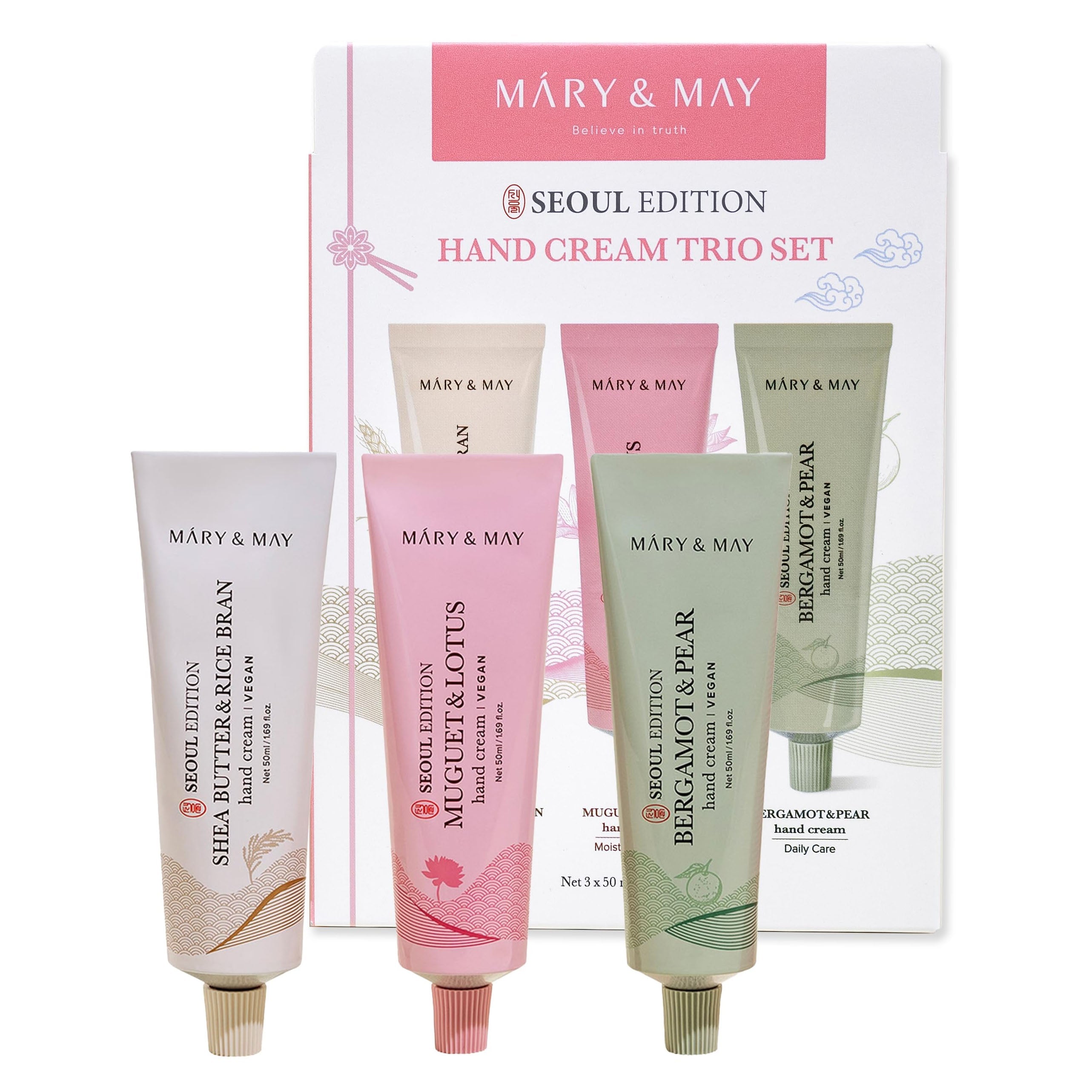 Mary & May Seoul Edition Hand Cream Trio Set (95ml x 3ea)