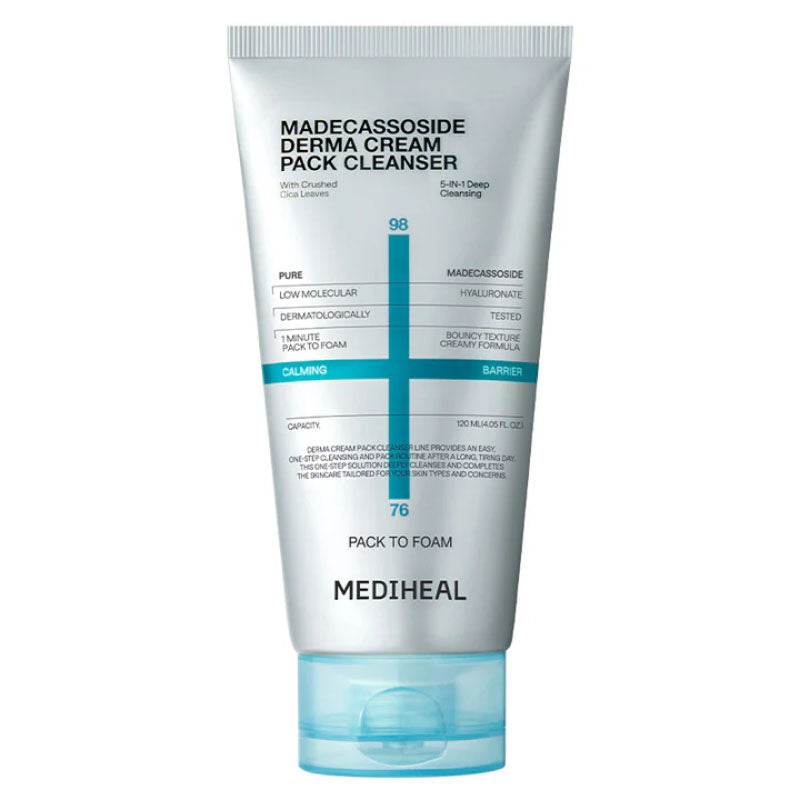 Mediheal Madecassoside Derma Cream Pack Cleanser 120ml (1pc)