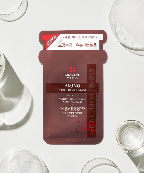 Leaders Cosmetics Mediu Amino Pore-Tight Mask (25Sheets)