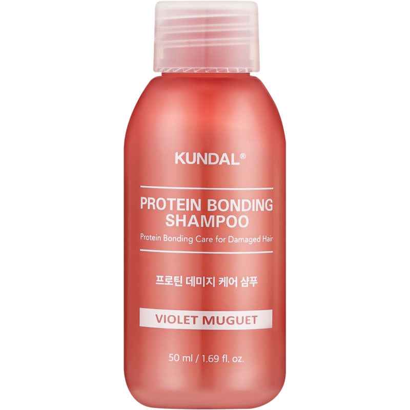 Kundal Protein Bonding Shampoo for Damaged Hair, Violet Muguet, 50ml (16.9 fl oz), 1pc