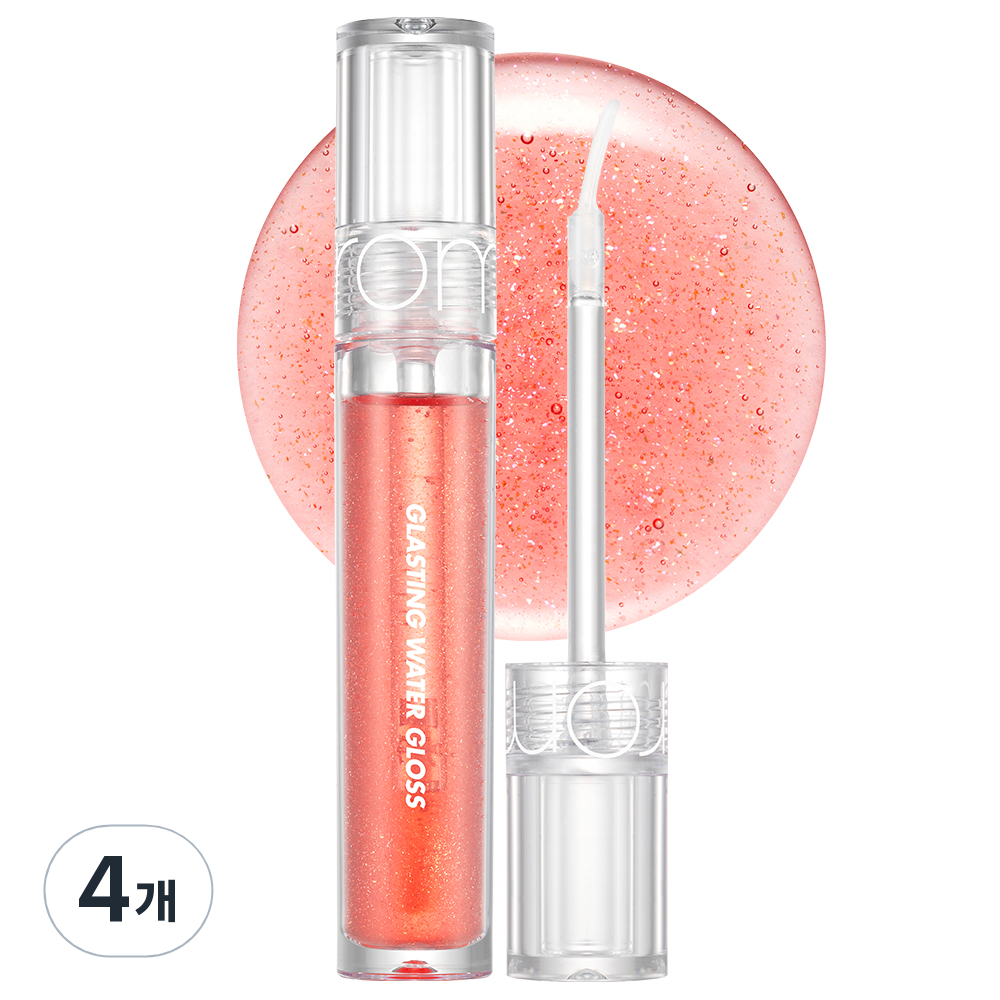 Rom&nd Glasting Water Gloss 4.4g #01 Sanho Crush (4pcs)