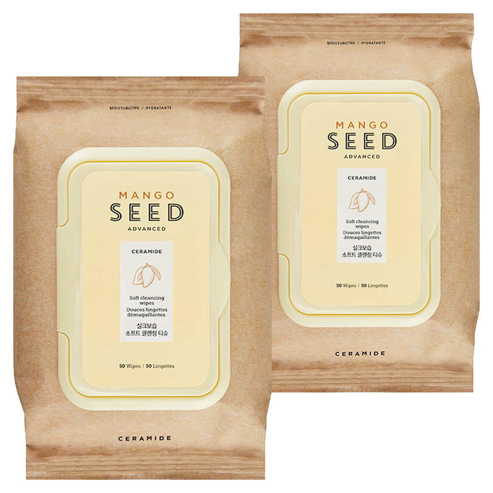 The Face Shop Mango Seed Silk Moisturizing Soft Cleansing Tissue 750Sheets x 2ea