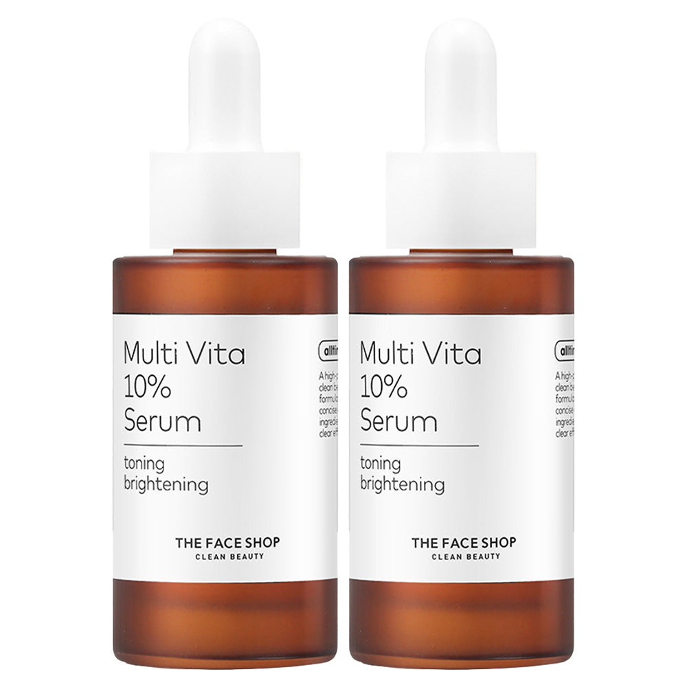 더페이스샵 올티밋 멀티 비타 10% 세럼 30ml 2개입  비타민C 앰플 스킨케어