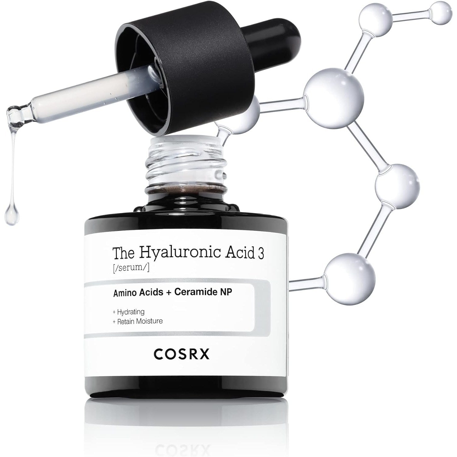 일본직발송 6. 코스얼엑스(COSRX) COSRX 공식 더 HA3 세럼 THE HYALURONIC ACID3 SERUM B0BG73K8WZ  One Size  One Color