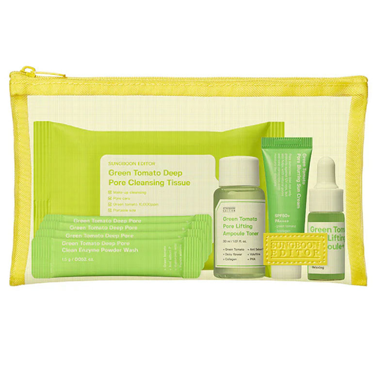 Sungboon Editor Green Tomato Travel Kit 251g, 1ea