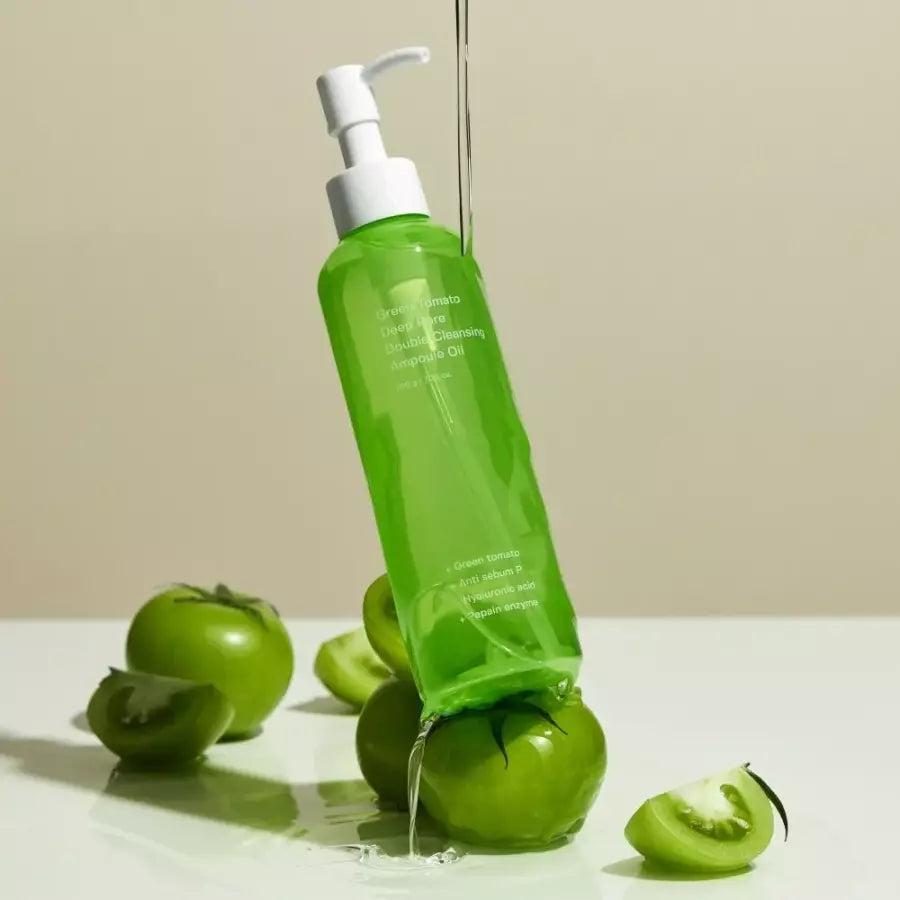 그린토마토 딥포어 더블 클렌징 앰플 오일 200ml (+그린토마토 마스크팩 1매)