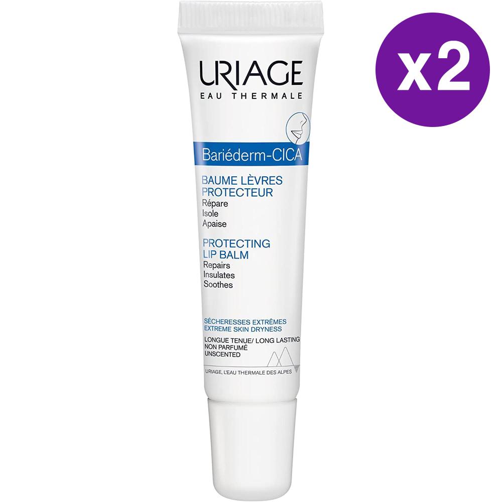 유리아쥬 베리어덤 시카 프로텍팅 립밤 Uriage Bariederm Cica Protecting Lip Balm  15ml  2개