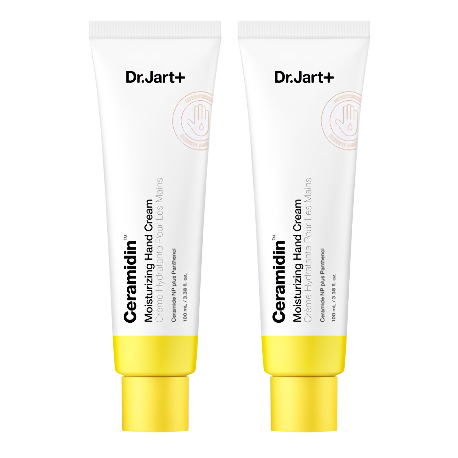 Dr. Jart+ Ceramidin Moisturizing Hand Cream 100ml (Pack of 2)