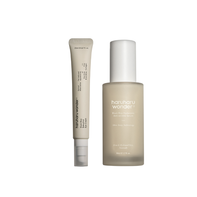 [Well-aging SET] 블랙라이스 바쿠치올 아이크림 20ml + 안티링클 세럼 50ml