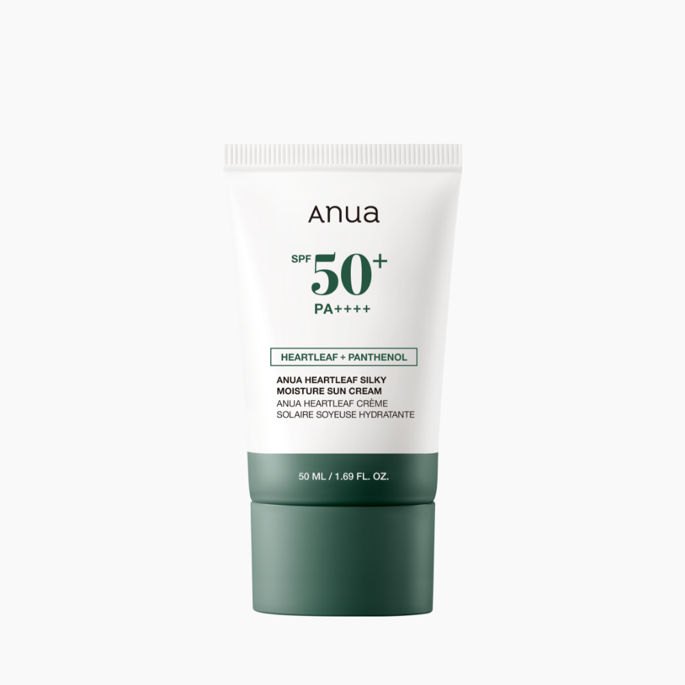 Anua Heartleaf Silky Moisture Mild Sunscreen 50ml (SPF50+), 1pc