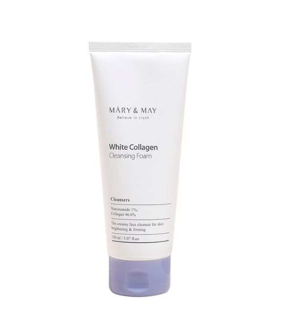Mary & May White Collagen Cleansing Foam 150ml, 1pc