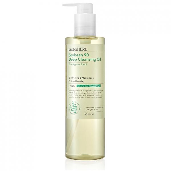 에센허브 소이빈 90 딥 클렌징 오일 유칼립투스 300ml(지성), 1개