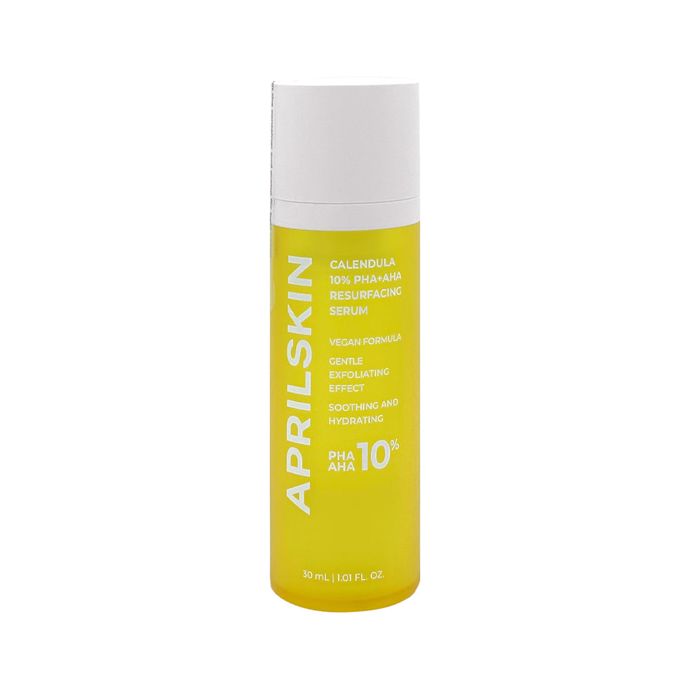 AprilSkin Calendula 10% PHA+AHA Resurfacing Serum 30ml (1pc)