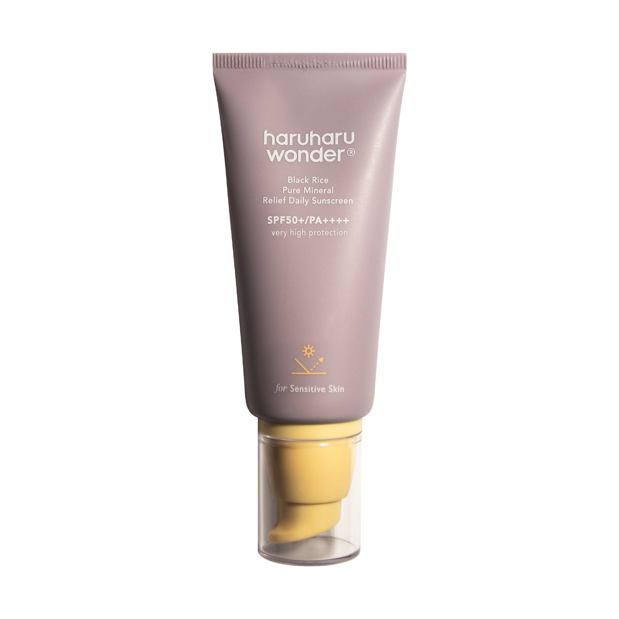 Haruharu Wonder Black Rice Pure Mineral Relief Daily Sunscreen SPF50+ PA++++ 60ml (1ea)
