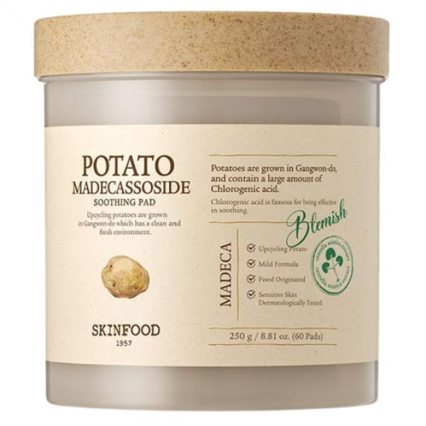 Skinfood Potato Madecassoside Soothing Pad (60 Pads) 100ml