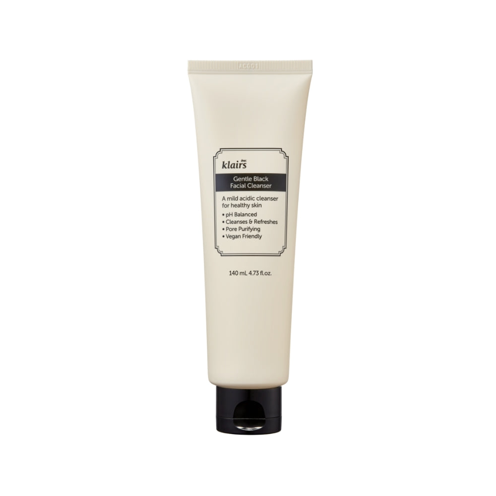 Klairs Gentle Black Facial Cleanser 140ml, 2pcs