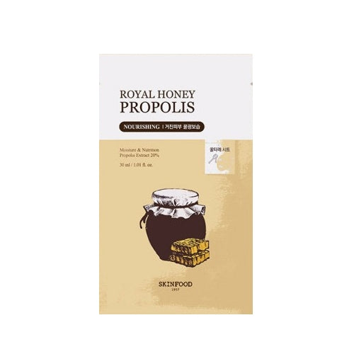 Skinfood Royal Honey Propolis Enrich Mask 30ml, 1 Sheet