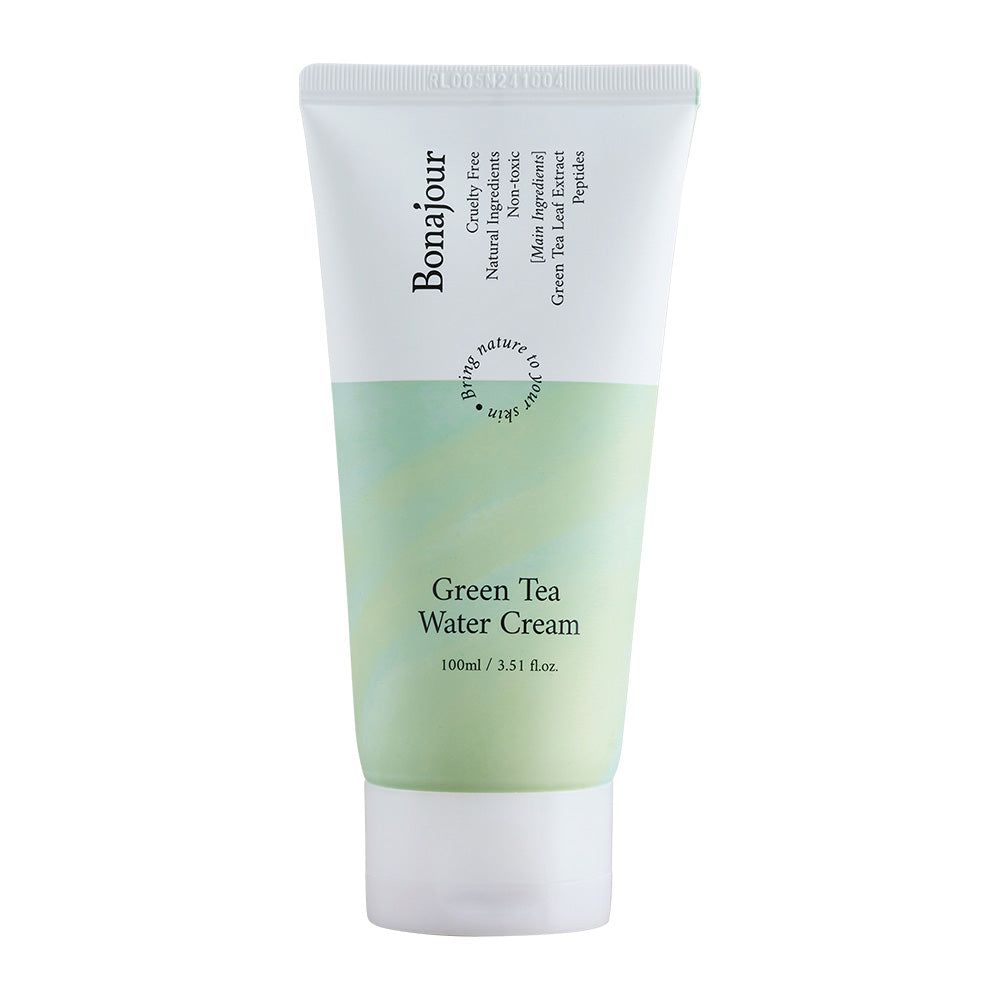 Bonajour Vegan Green Tea Water Cream 100ml, 2pcs