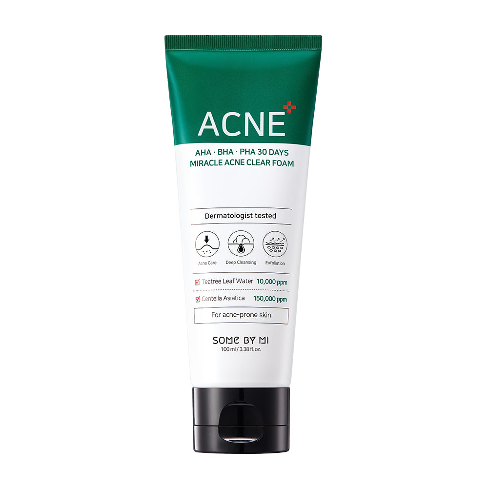 SOME BY MI AHA BHA PHA 30 Days Miracle Acne Clear Foam 60ml (1pc)