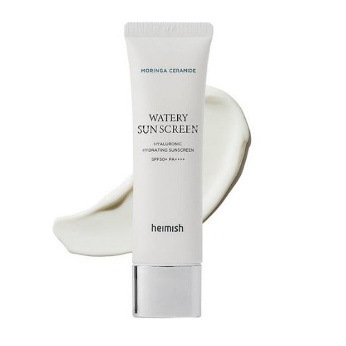 Heimish Moringa Ceramide Hyaluronic Acid Hydrating Watery Sunscreen SPF50+ 50ml (1pc)