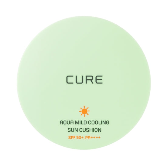 김정문알로에 큐어 아쿠아 마일드 쿨링 선쿠션 25g(리필, SPF50+), 1개