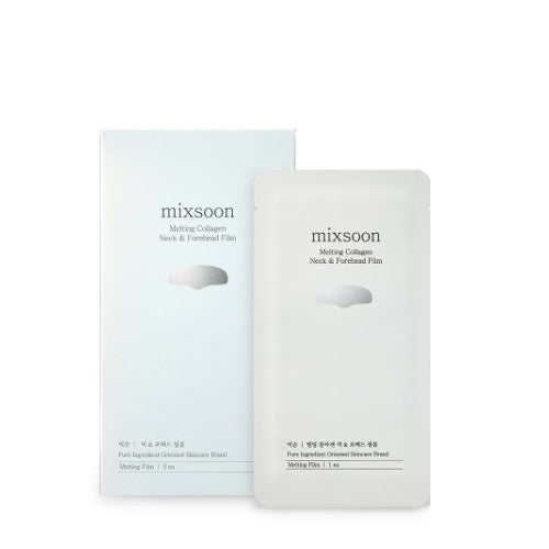 Mixsoon Melting Collagen Neck & Forehead Film, 100Sheets