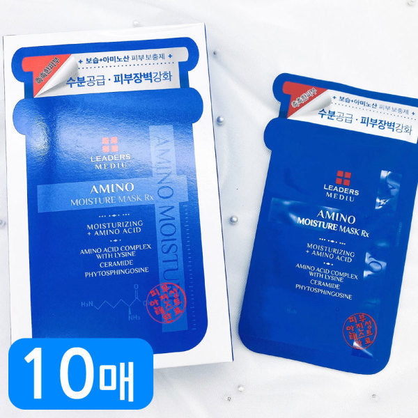 Leaders Mediu Amino Moisture Mask Rx (30Sheets)