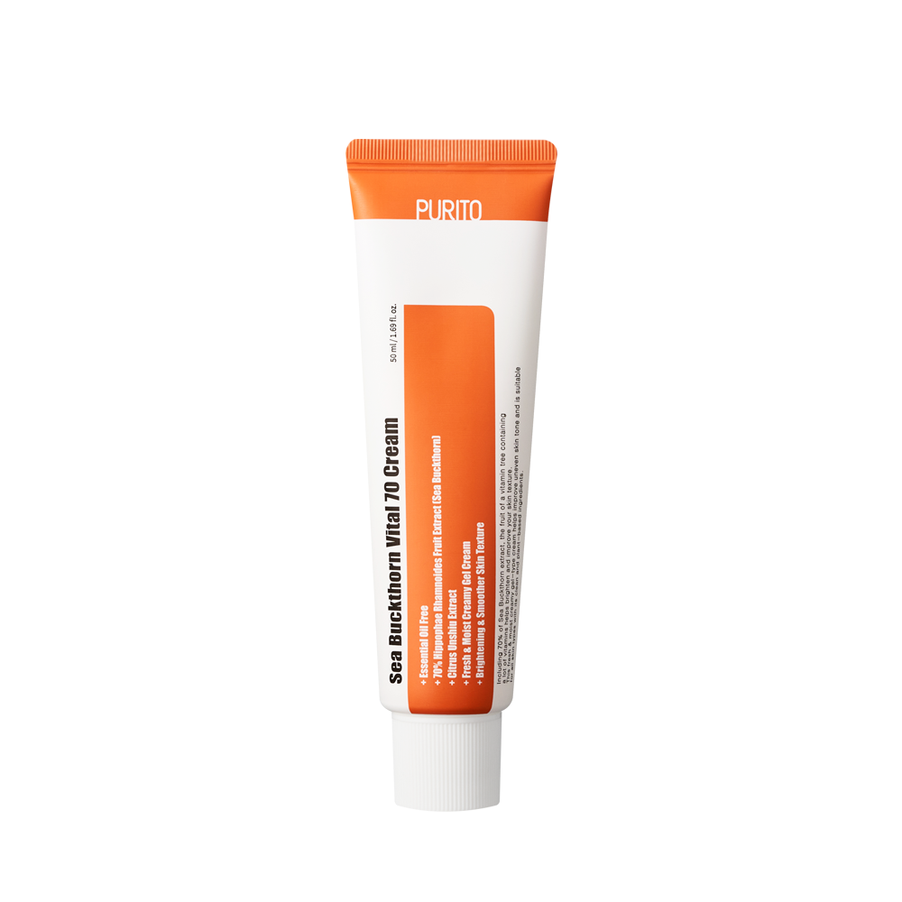 PURITO Sea Buckthorn Vital 70 Cream 50ml (For Oily Skin), 1pc