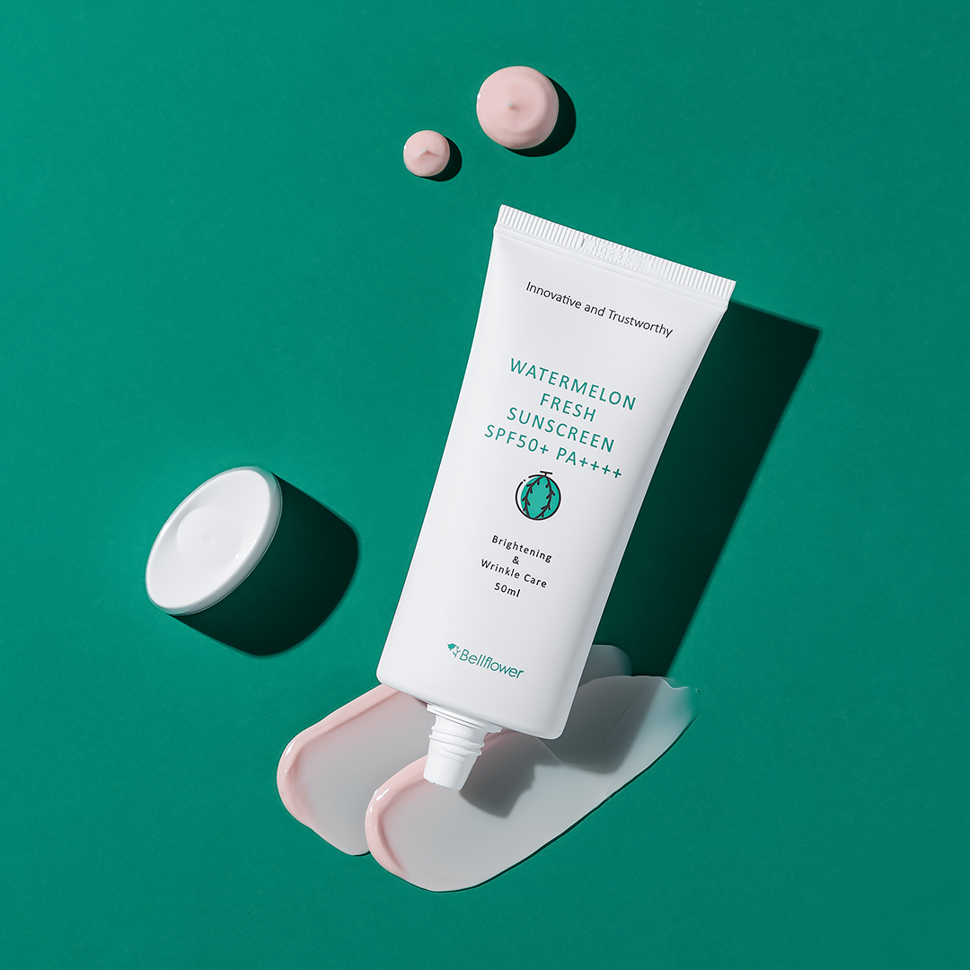 Bellflower Watermelon Fresh Sunscreen SPF50+ PA++++ 50ml