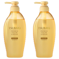 Shiseido Tsubaki Premium Volume & Repair Shampoo 490ml x 2ea - Nutrition Care for Damaged Hair