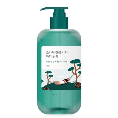 Round Lab Pine Calming Cica Body Wash (Forest Scent) 400ml, 1ea
