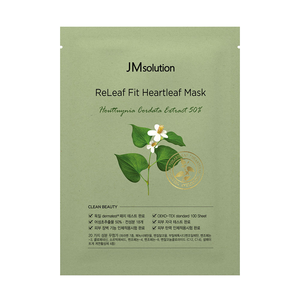 JMsolution Releaf Fit Heartleaf Mask (35Sheets)