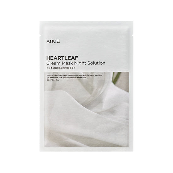 Anua Heartleaf Cream Mask Night Solution 25Sheets