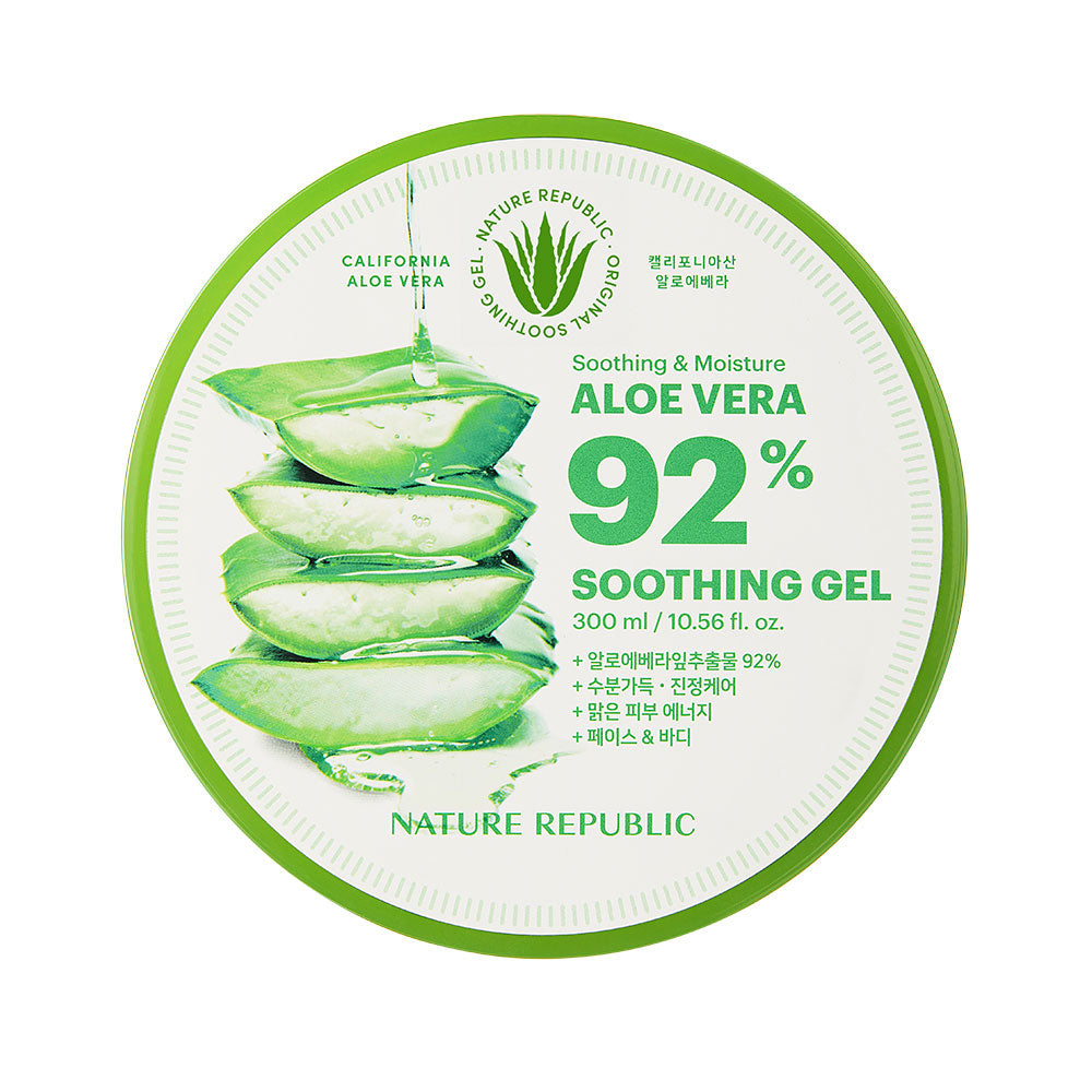 Nature Republic Soothing & Moisture Aloe Vera 92% Soothing Gel 300ml (1pc)