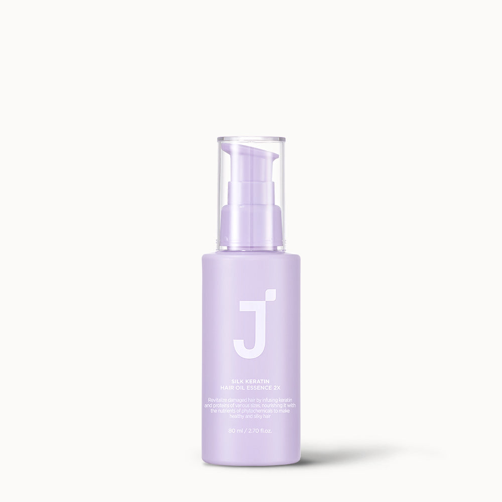 제이숲 실크 케라틴 헤어오일 에센스 2X 그린향, 80ml, 1개
