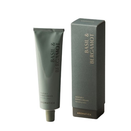 Aromatica Inspirit Hand Cream Basil & Bergamot Fresh, 30ml, 1pc