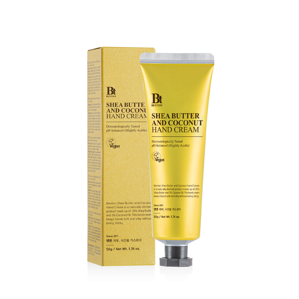 Benton Shea Butter & Coconut Hand Cream, Coconut Scent, 50g (1pc)