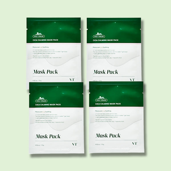 VT Cica Calming Mask Pack (25Sheets) + Nipple Patches (3 Pcs)