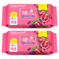 Saborino Morning Facial Sheet Mask Pomegranate Moisture Rich (2 Units) 450ml